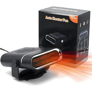 Portable Car Heater,150W Fast Heating & Cooling Fan,12V Car